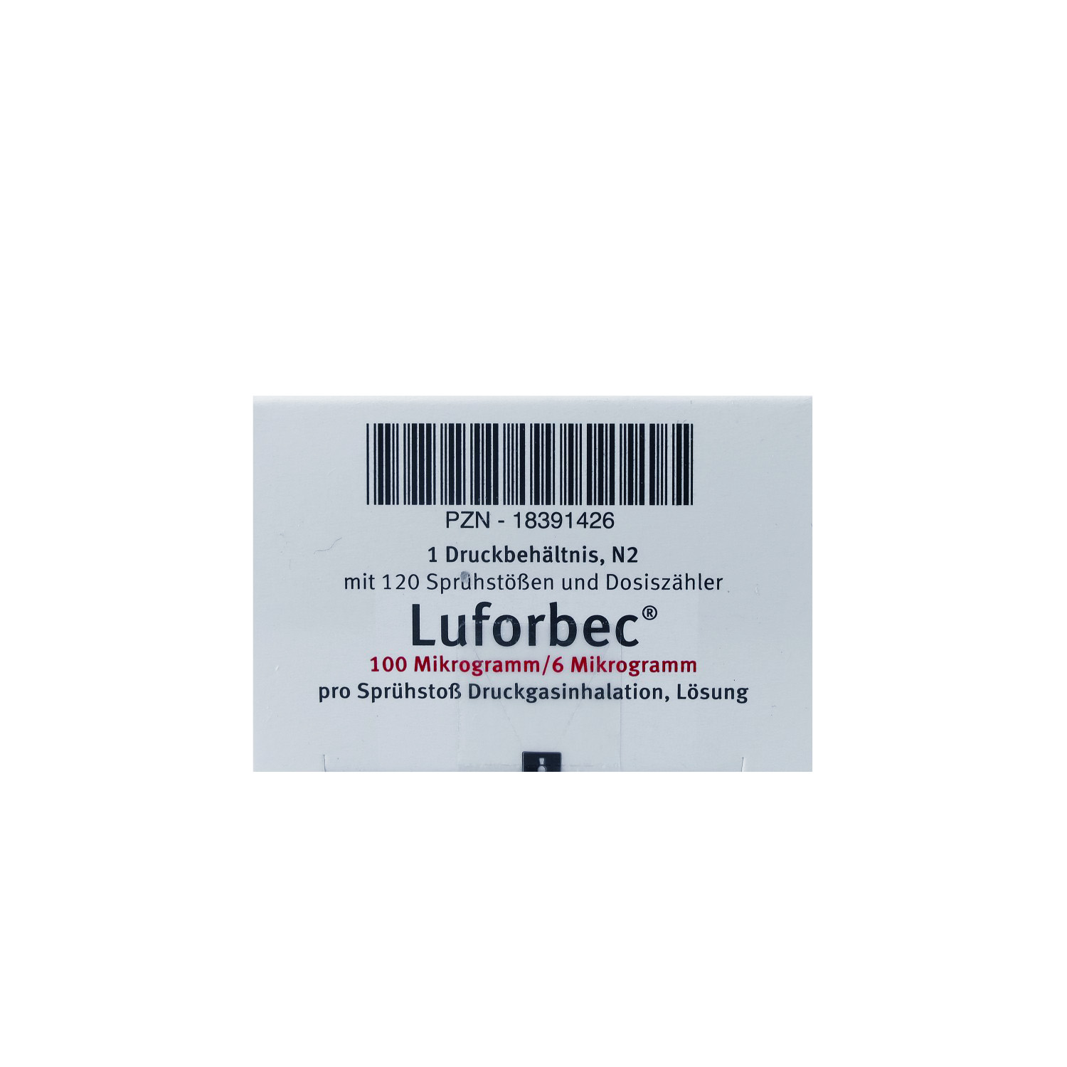 LUFORBEC 100 μg/6 μg 120 Hub Dosieraerosol