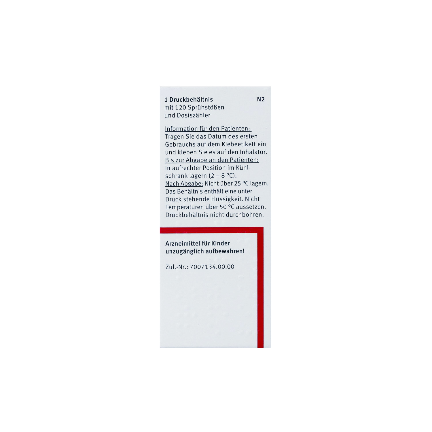 LUFORBEC 100 μg/6 μg 120 Hub Dosieraerosol