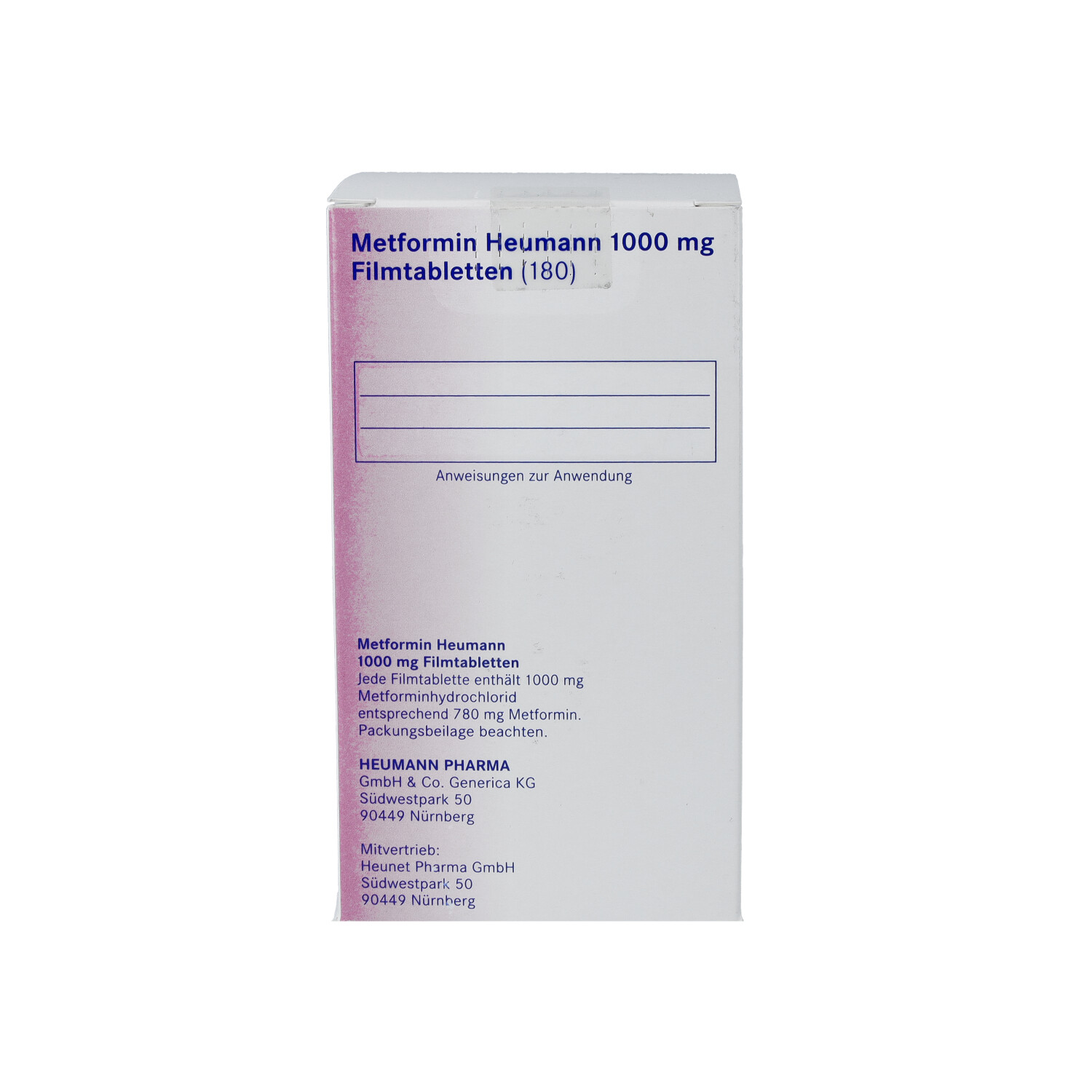 METFORMIN Heumann 1000 mg Filmtabletten
