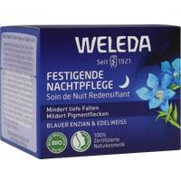 WELEDA festigende Nachtpflege blauer Enz.&Edelwei.