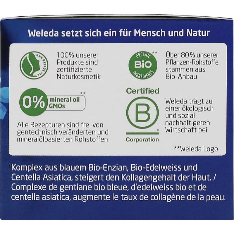 WELEDA festigende Nachtpflege blauer Enz.&Edelwei.