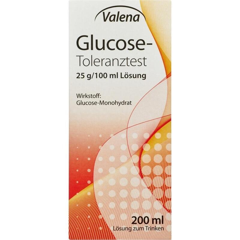 GLUCOSE-TOLERANZTEST 25 g/100 ml Lösung