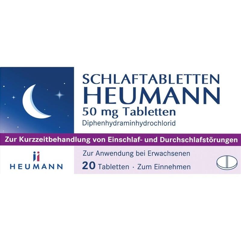 SCHLAFTABLETTEN HEUMANN 50 mg Tabletten