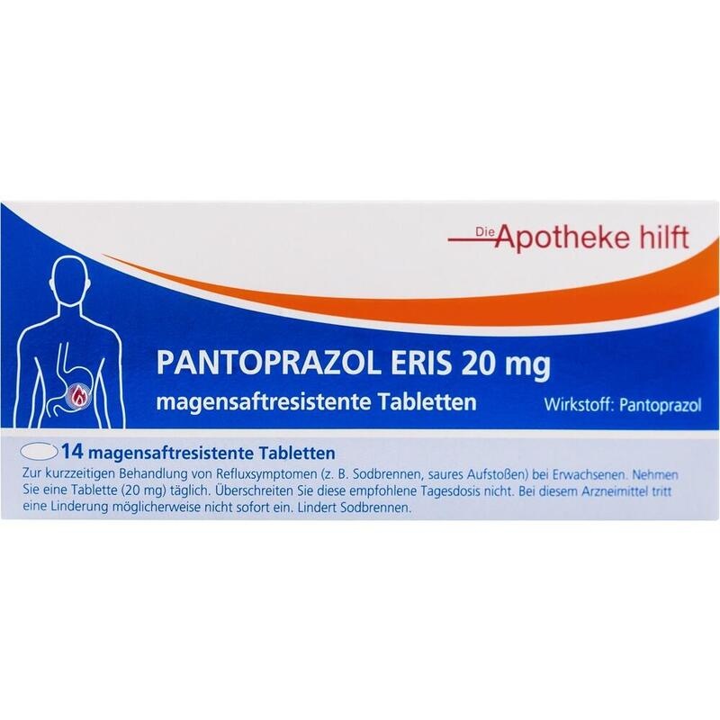 PANTOPRAZOL Eris 20 mg magensaftr.Tabletten/Noweda