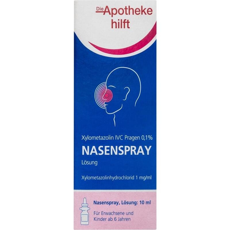XYLOMETAZOLIN IVC Pragen 0,1% Nasenspray Lösung