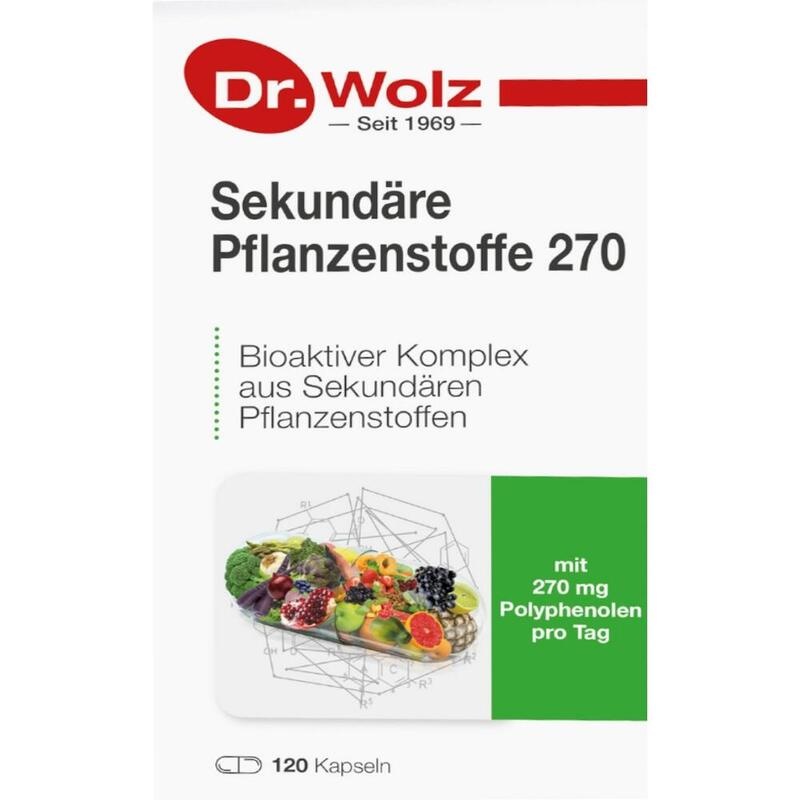 SEKUNDÄRE Pflanzenstoffe 270 Kapseln