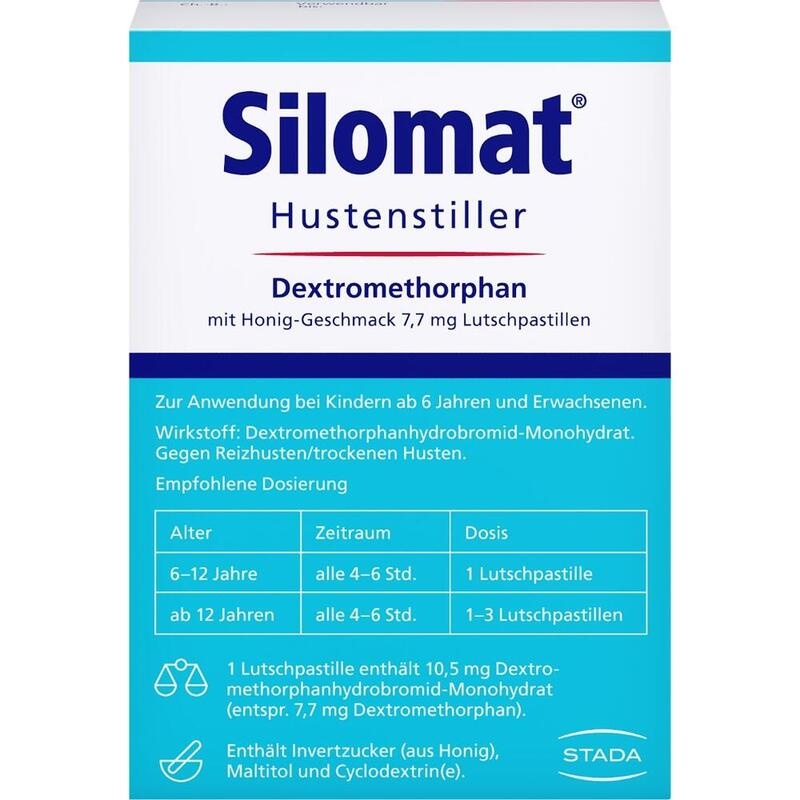 SILOMAT Hustenstiller DMP m.Honig-Geschm.7,7mg LUP