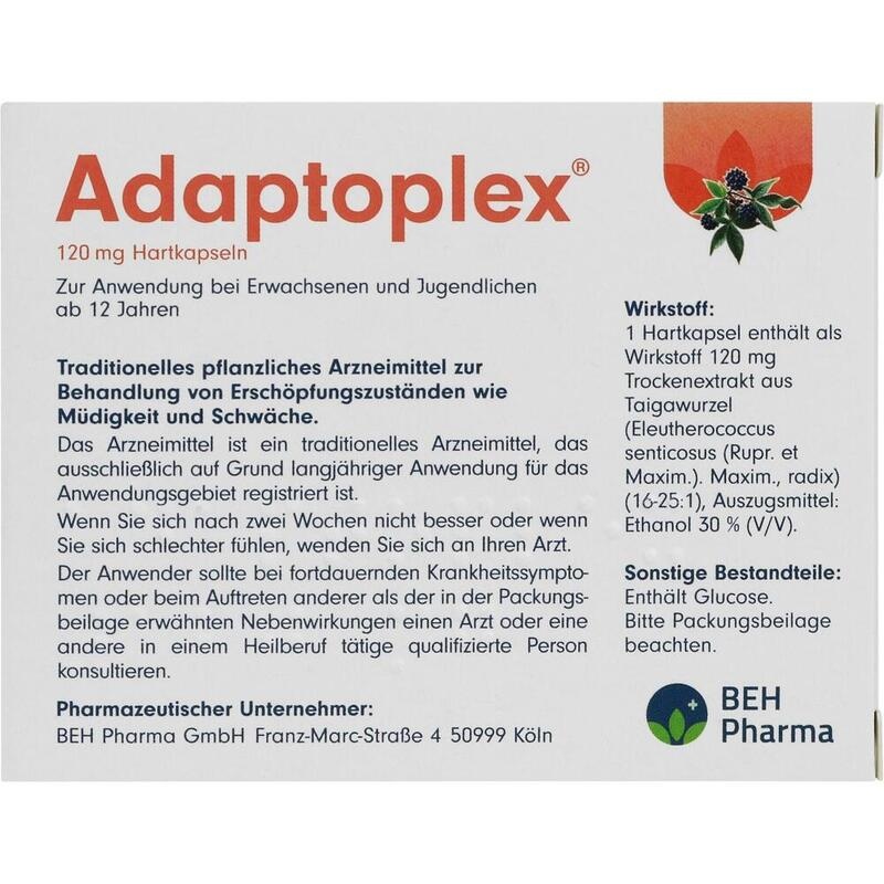 ADAPTOPLEX 120 mg Hartkapseln