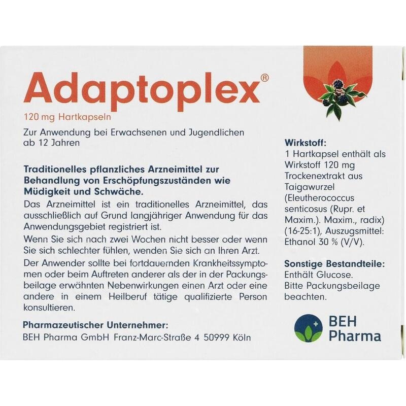 ADAPTOPLEX 120 mg Hartkapseln