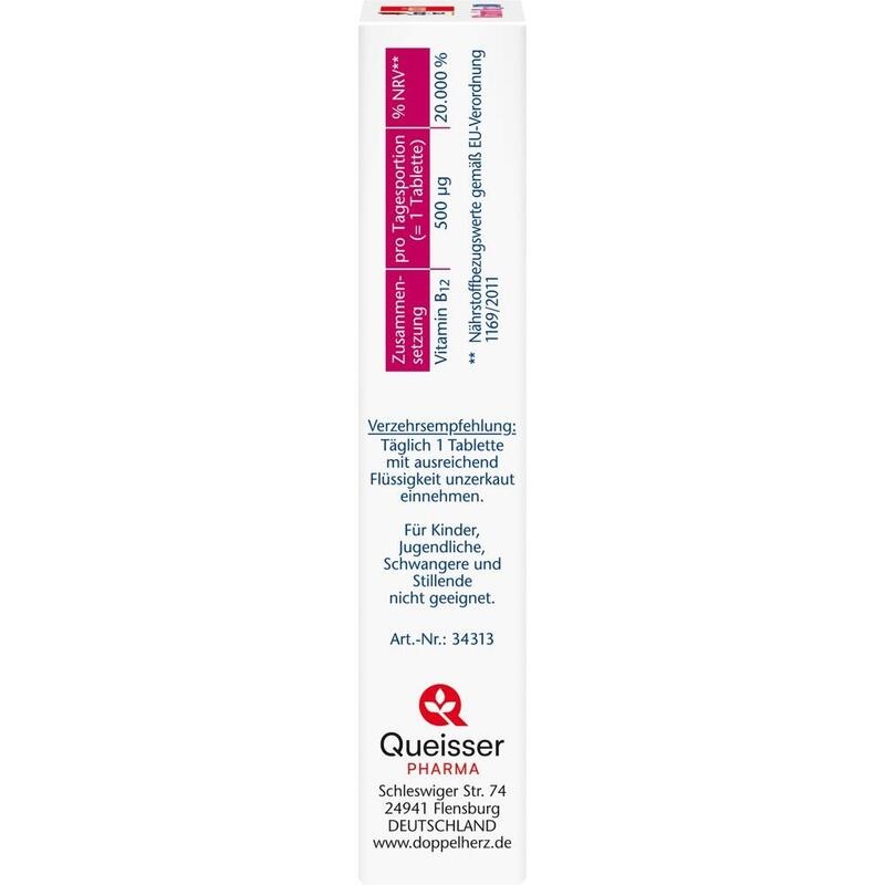 DOPPELHERZ Vitamin B12 500 Tabletten