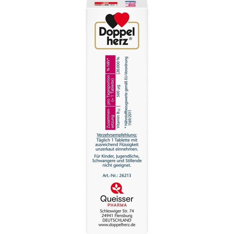 DOPPELHERZ Vitamin B12 500 Tabletten