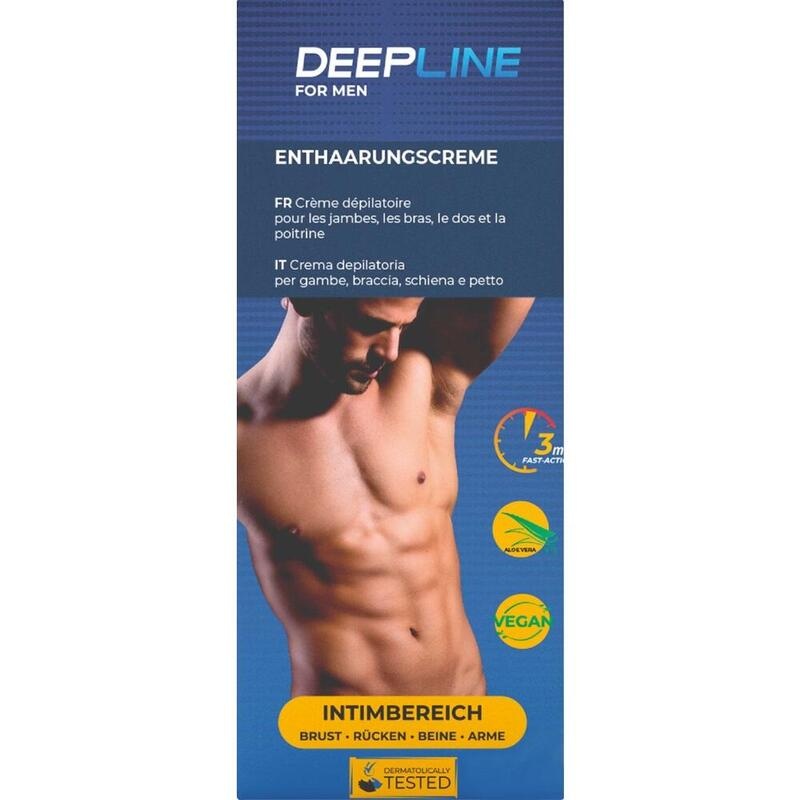 DEEPLINE Enthaarungscreme Intim Mann