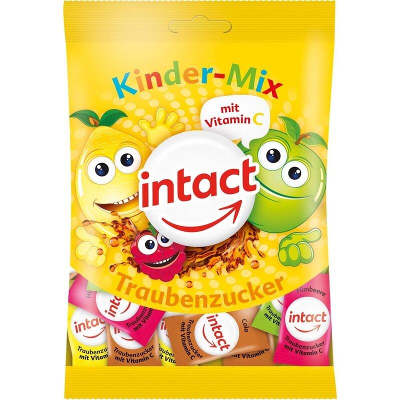 INTACT Traubenzucker Beutel Kinder-Mix+Vitamin C