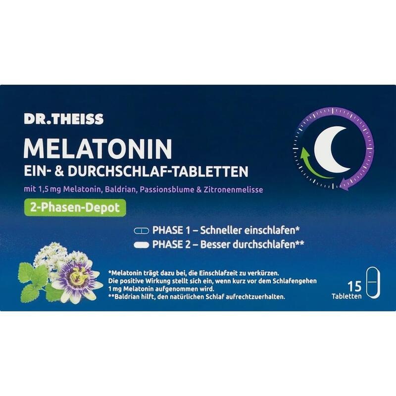 DR.THEISS Melatonin Ein- & Durchschlaf-Tabletten