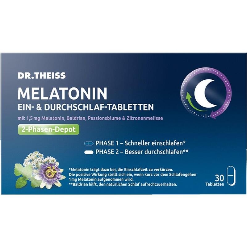 DR.THEISS Melatonin Ein- & Durchschlaf-Tabletten