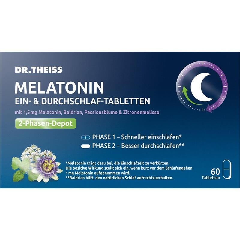 DR.THEISS Melatonin Ein- & Durchschlaf-Tabletten