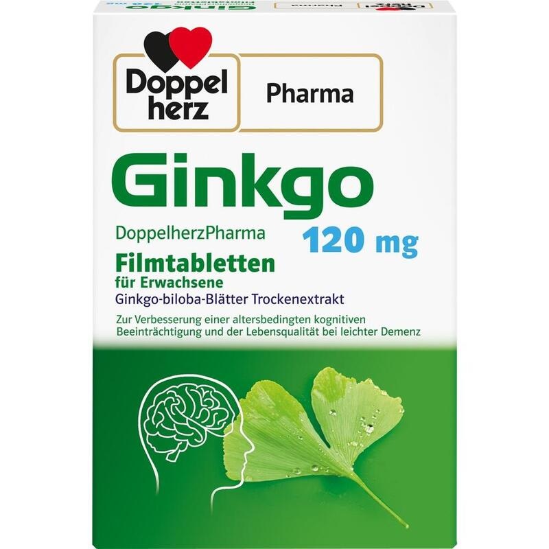 GINKGO DOPPELHERZPHARMA 120 mg Filmtabletten