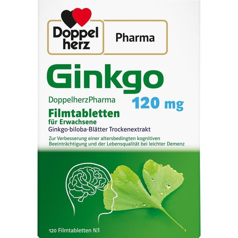 GINKGO DOPPELHERZPHARMA 120 mg Filmtabletten