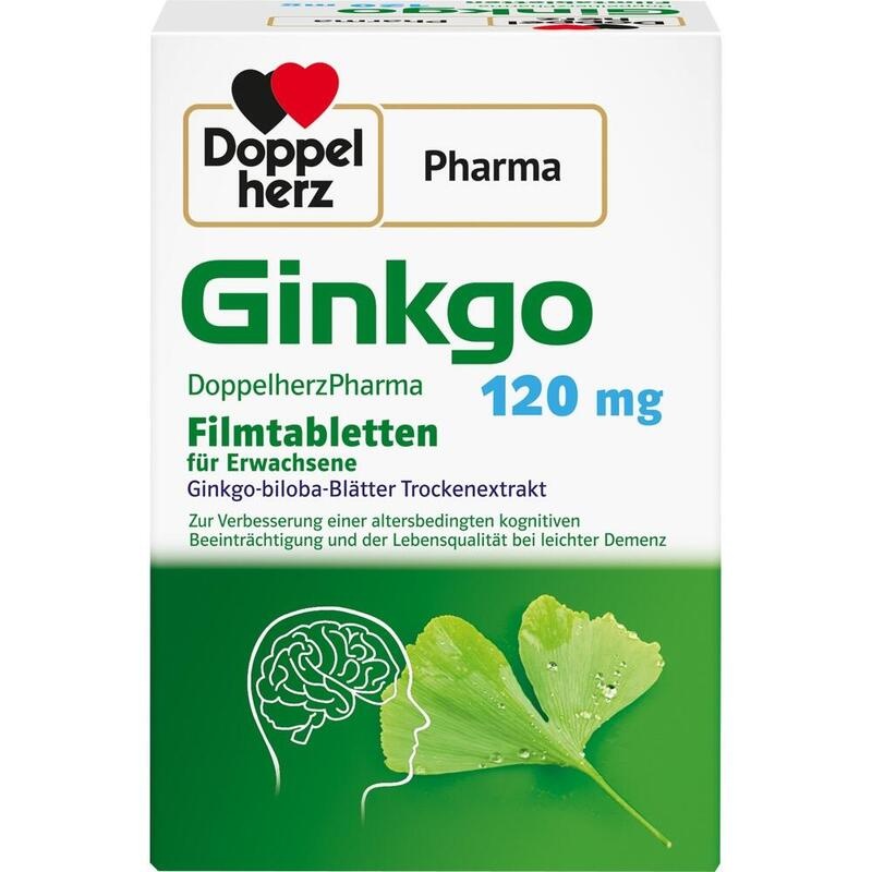 GINKGO DOPPELHERZPHARMA 120 mg Filmtabletten