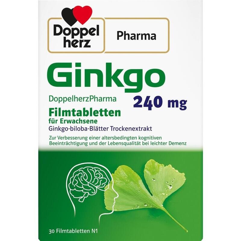 GINKGO DOPPELHERZPHARMA 240 mg Filmtabletten