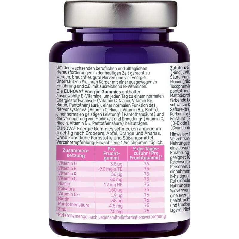 EUNOVA Energie Gummies