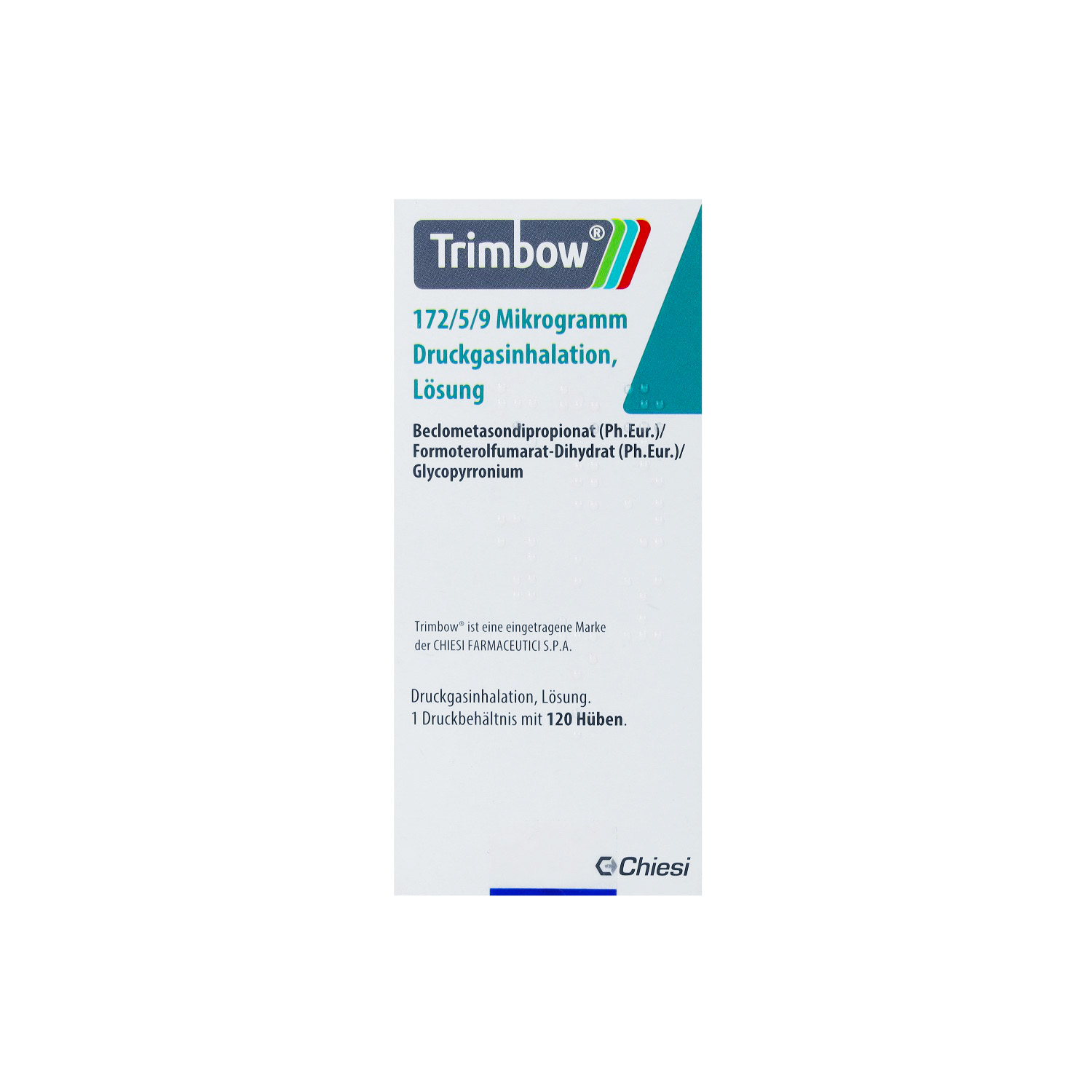 TRIMBOW 172 μg/5 μg/9 μg 120 Hub Druckgasinhalat.