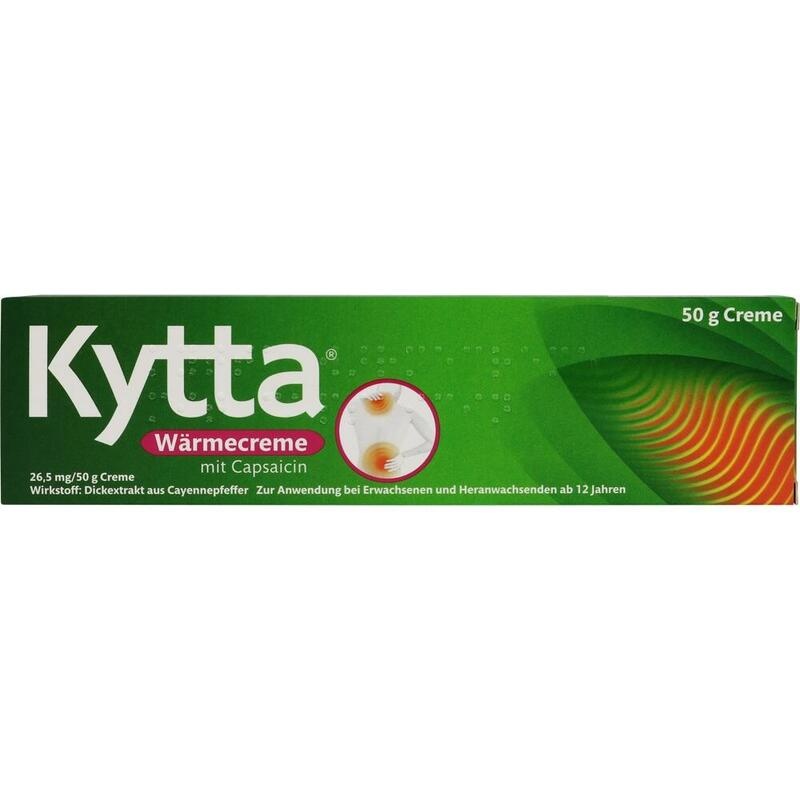 KYTTA Wärmecreme mit Capsaicin 26,5 mg/50 g Creme