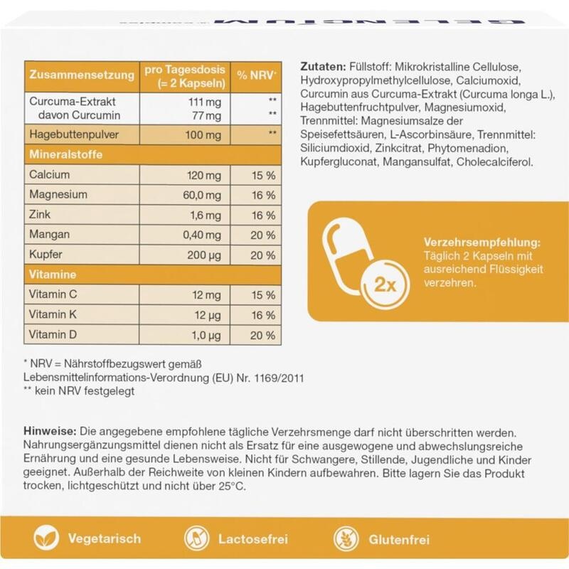GELENCIUM Curcuma Plus hochdosiert m.Vit.C Kapseln