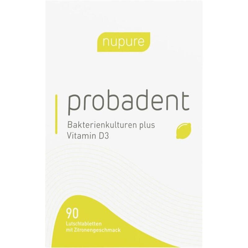 NUPURE probadent Probiotikum Mundflora lemon Lut.