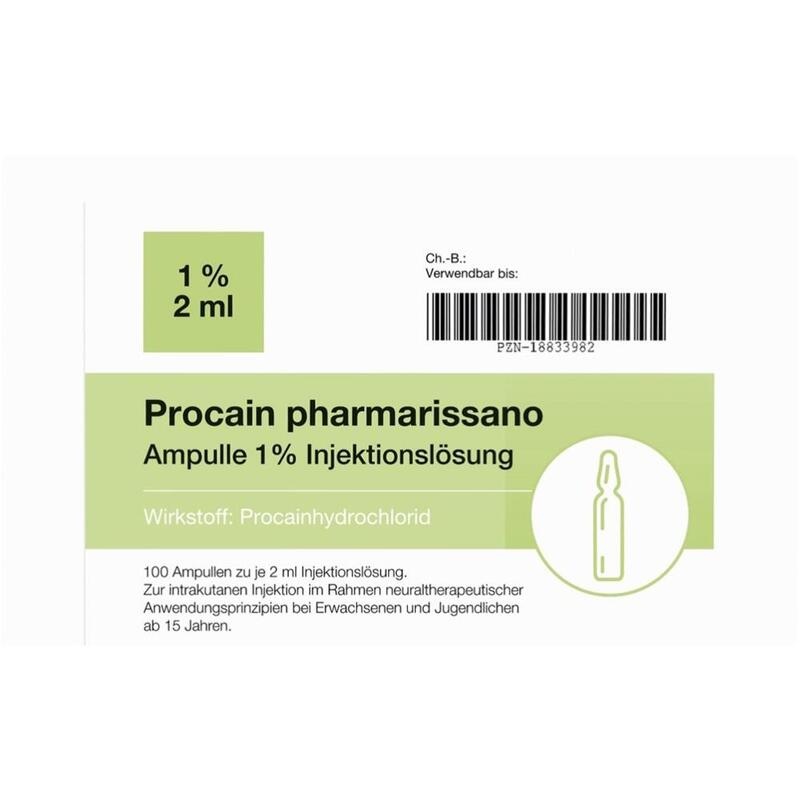 PROCAIN pharmarissano Ampulle 1% 2 ml Inj.-Lsg.