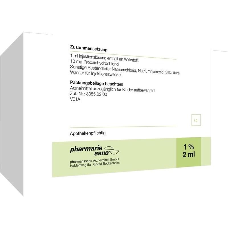 PROCAIN pharmarissano Ampulle 1% 2 ml Inj.-Lsg.