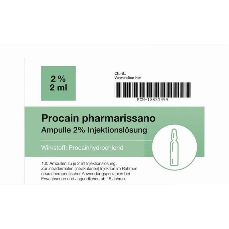 PROCAIN pharmarissano Ampulle 2% 2 ml Inj.-Lsg.