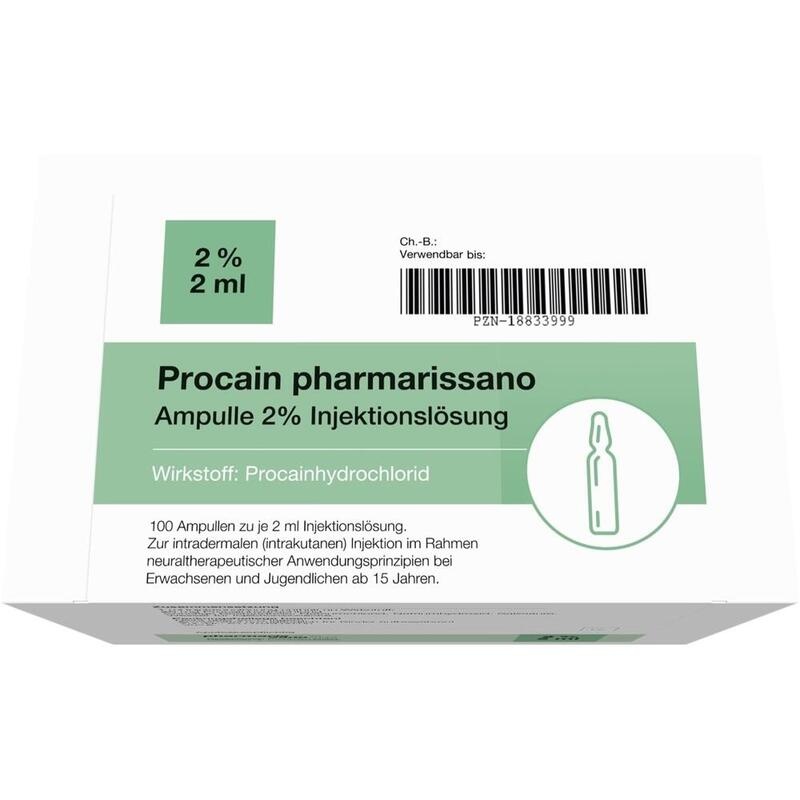 PROCAIN pharmarissano Ampulle 2% 2 ml Inj.-Lsg.