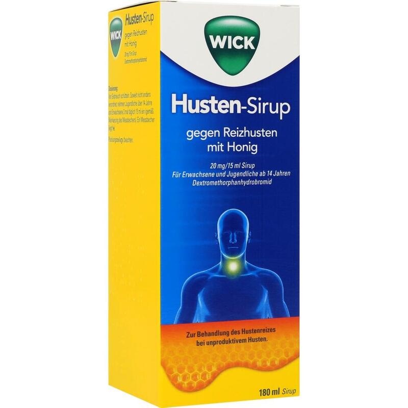 WICK Husten-Sirup gegen Reizhusten mit Honig