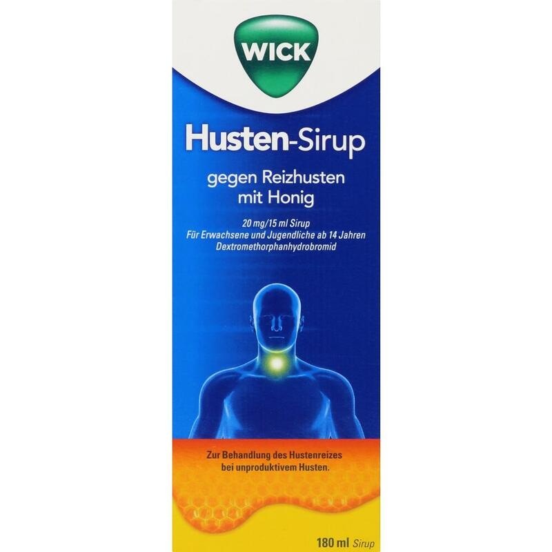 WICK Husten-Sirup gegen Reizhusten mit Honig