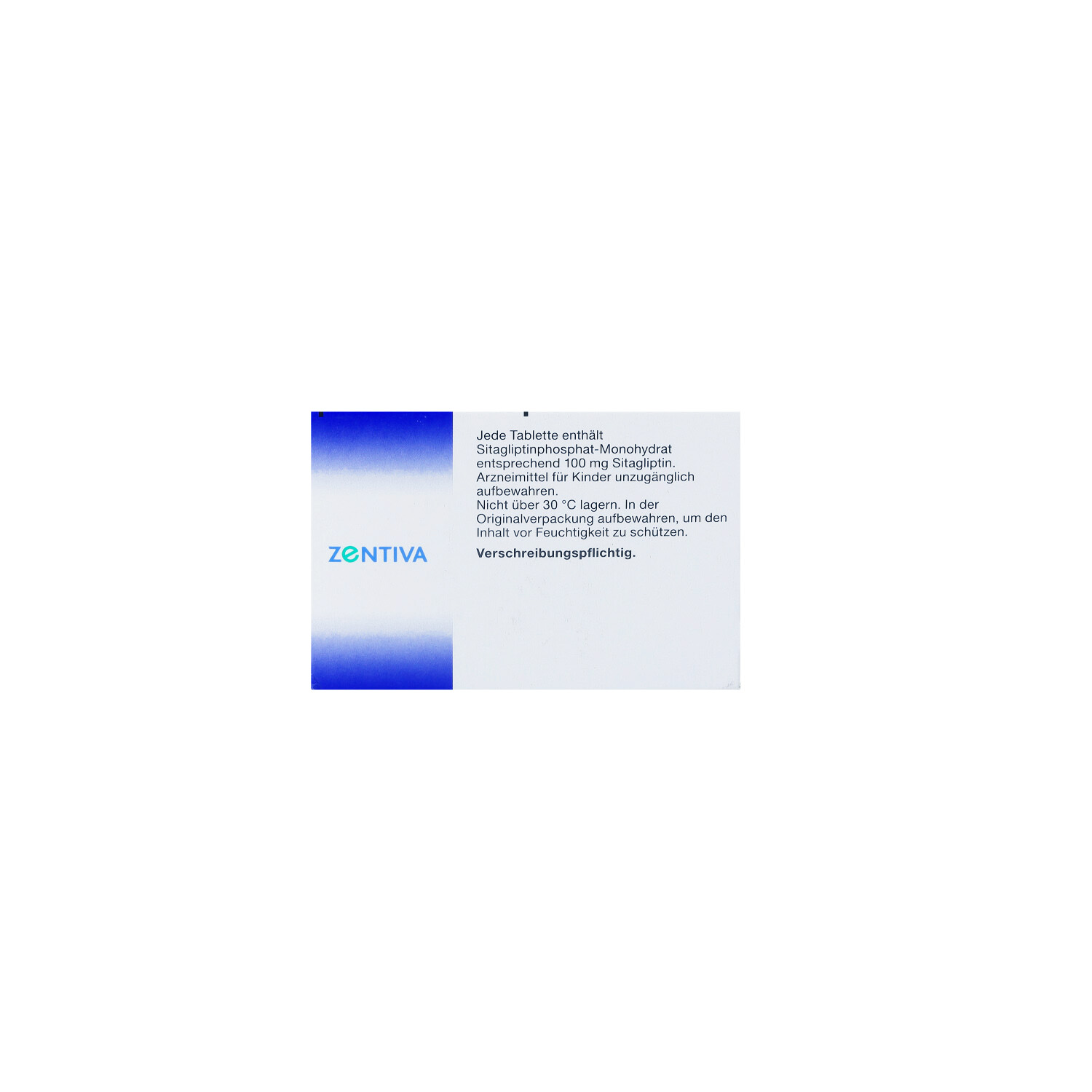SITAGLIPTIN Zentiva Pharma 100 mg Filmtabletten