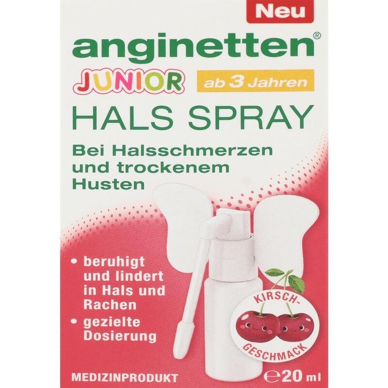 ANGINETTEN Halsspray Junior ab 3 Jahren