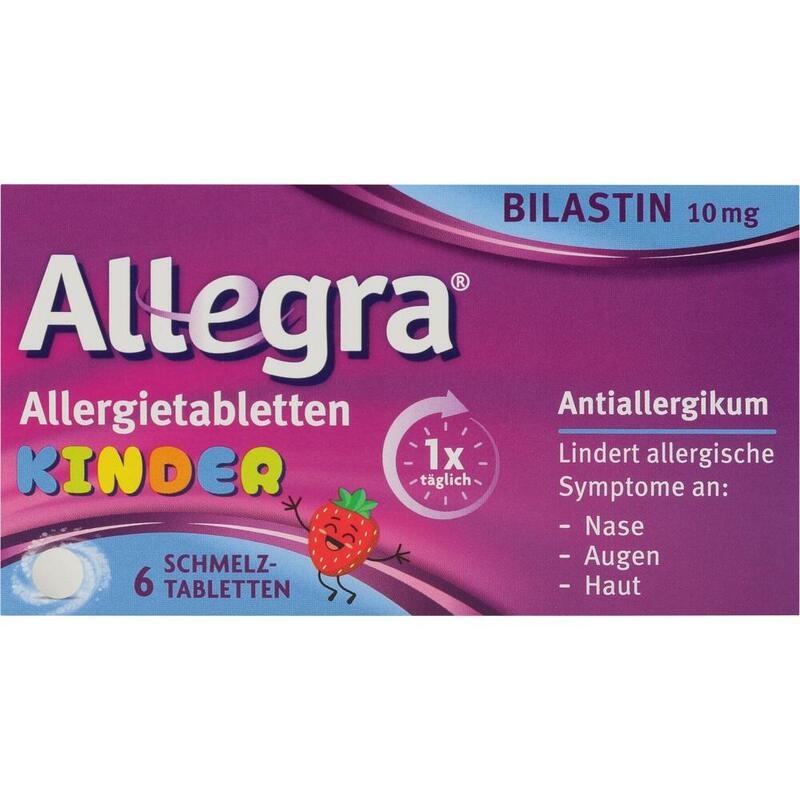 ALLEGRA Allergietabletten Kinder 10 mg Schmelztab.