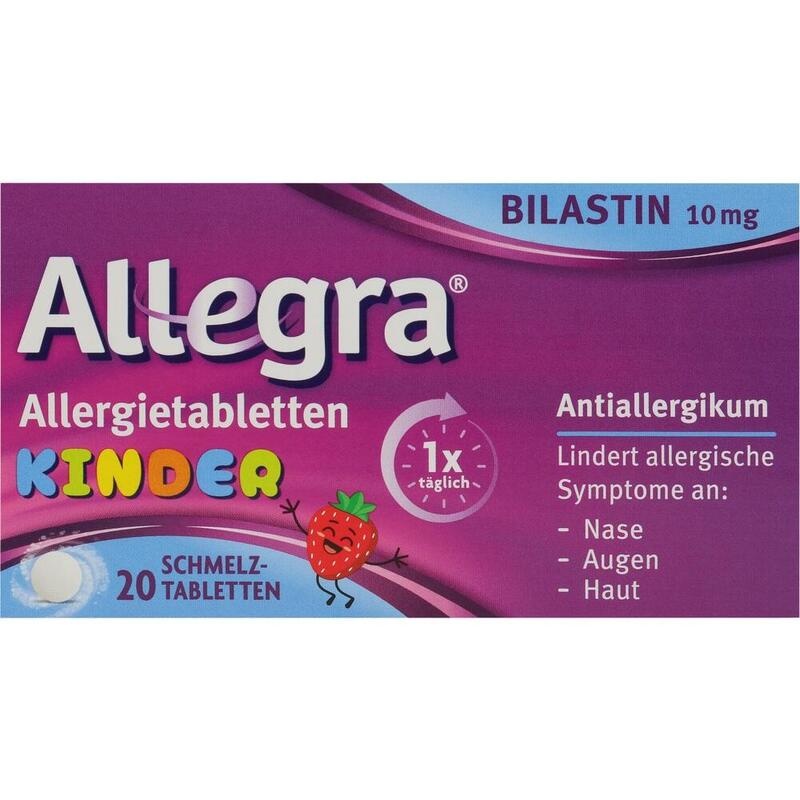 ALLEGRA Allergietabletten Kinder 10 mg Schmelztab.