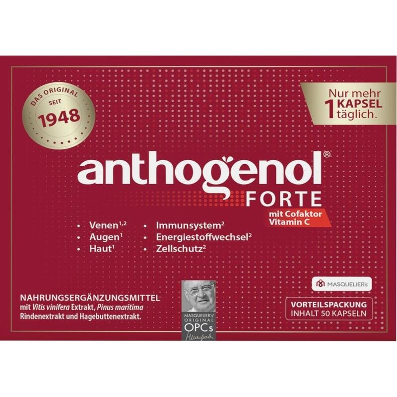 ANTHOGENOL forte Masquelier Original OPC Kapseln