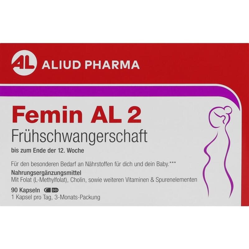 FEMIN AL 2 Frühschwangerschaft Hartkapseln