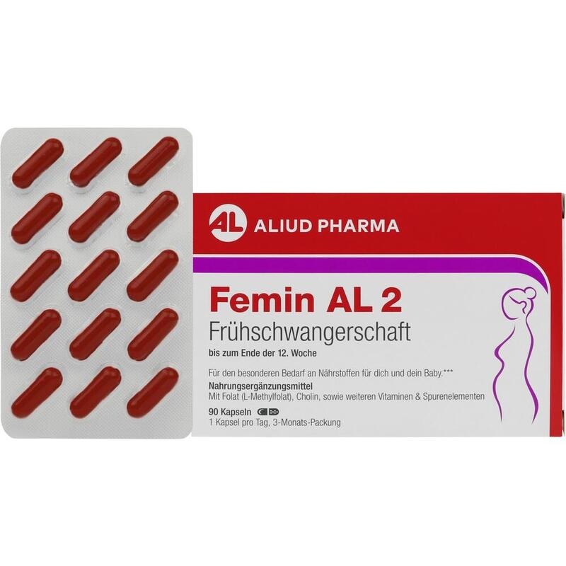 FEMIN AL 2 Frühschwangerschaft Hartkapseln