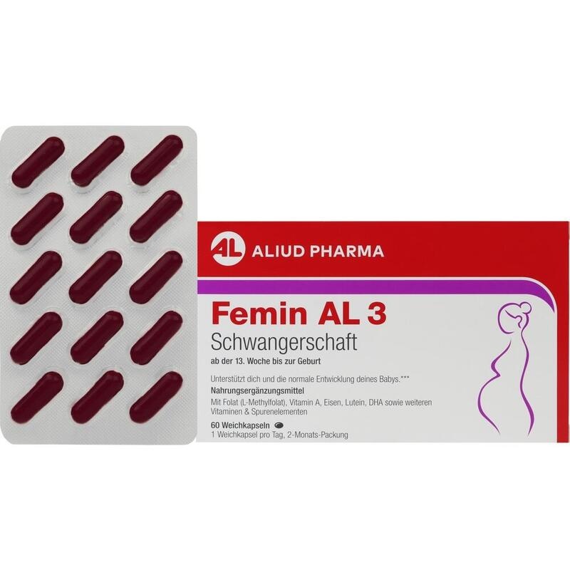 FEMIN AL 3 Schwangerschaft Weichkapseln
