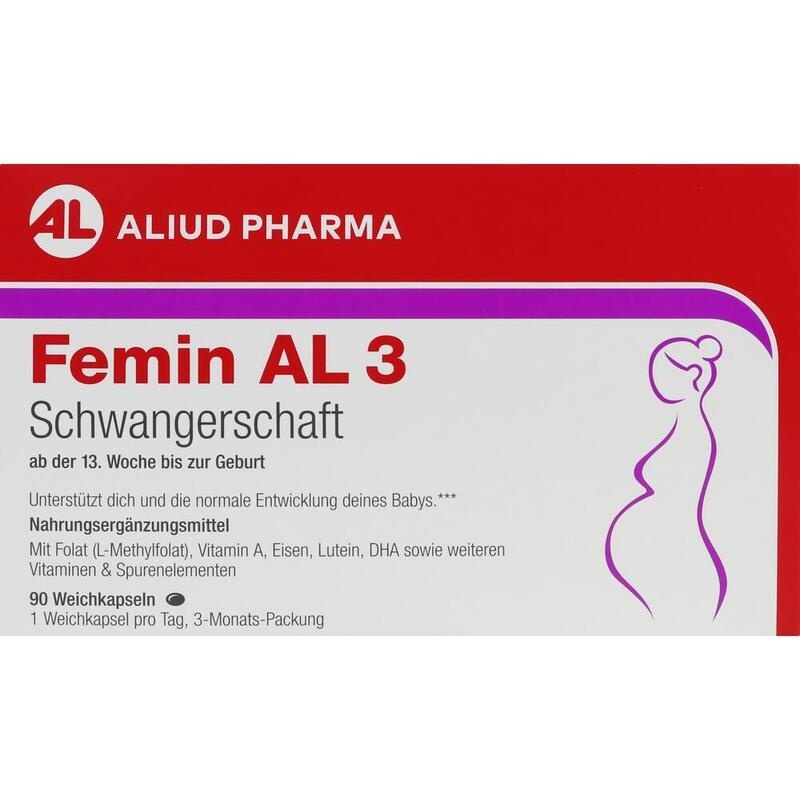 FEMIN AL 3 Schwangerschaft Weichkapseln