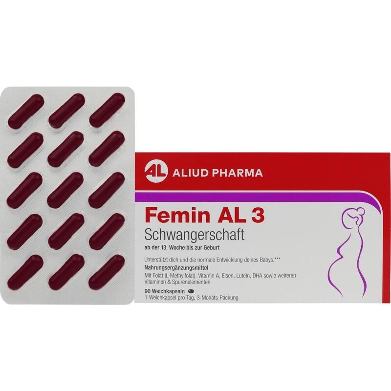 FEMIN AL 3 Schwangerschaft Weichkapseln