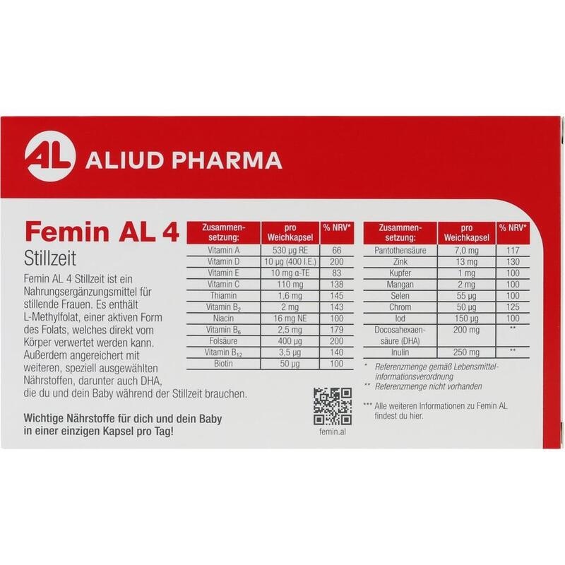 FEMIN AL 4 Stillzeit Weichkapseln