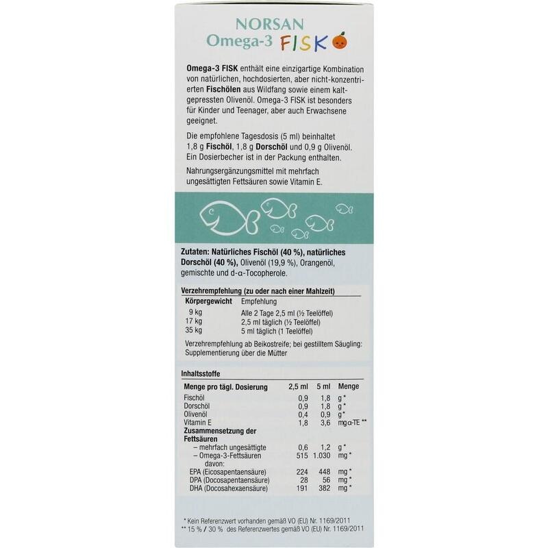 NORSAN Omega-3 FISK f.Kinder flüssig