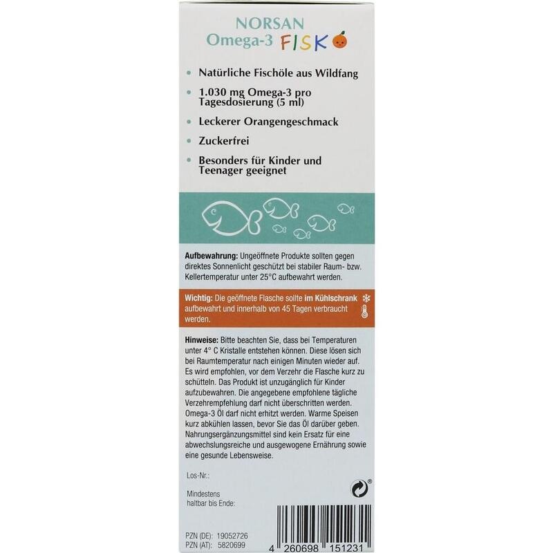 NORSAN Omega-3 FISK f.Kinder flüssig