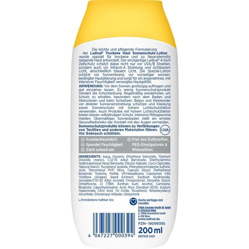 LADIVAL trockene Haut Sonnenschutz-Lotion LSF 30