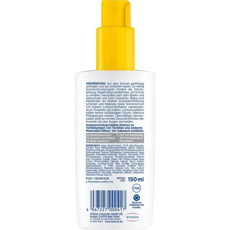 LADIVAL trockene Haut Sonnenschutz-Spray LSF 30